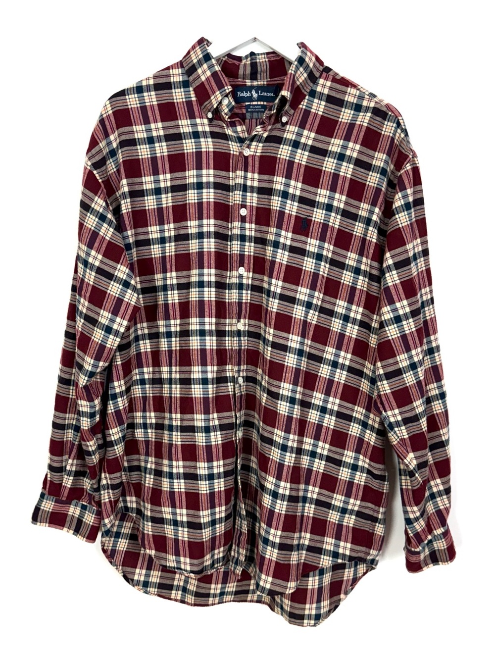 Ralph Lauren Blaire Plaid Flannel Shirt